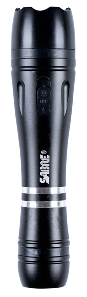 Sabre S3000SF Tactical Stun Gun w/Flashlight Black 2.51 uC Pain Rating