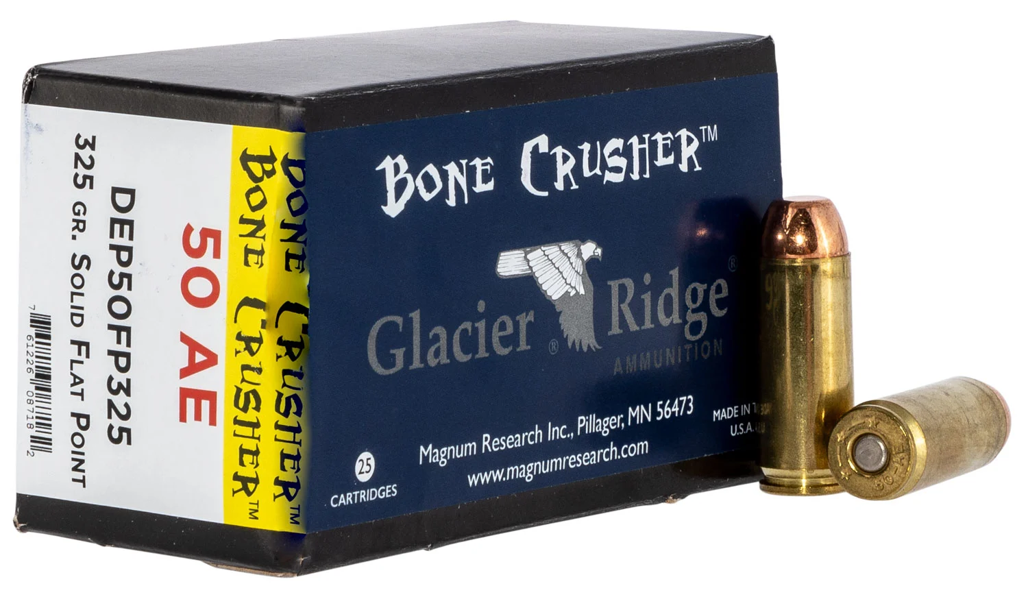 Magnum Research .50 AE 325gr Brass – 25rd