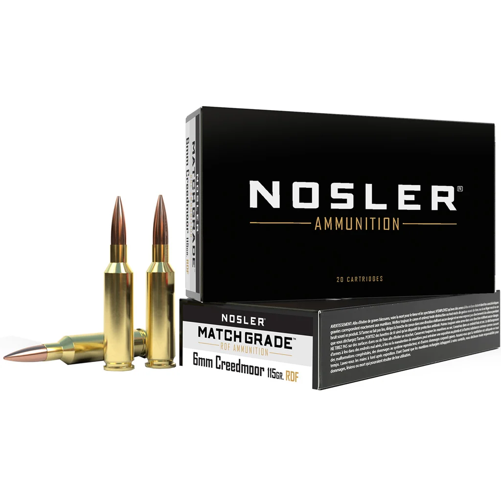 Nosler 6mm Creedmoor 115gr Brass – 20rd