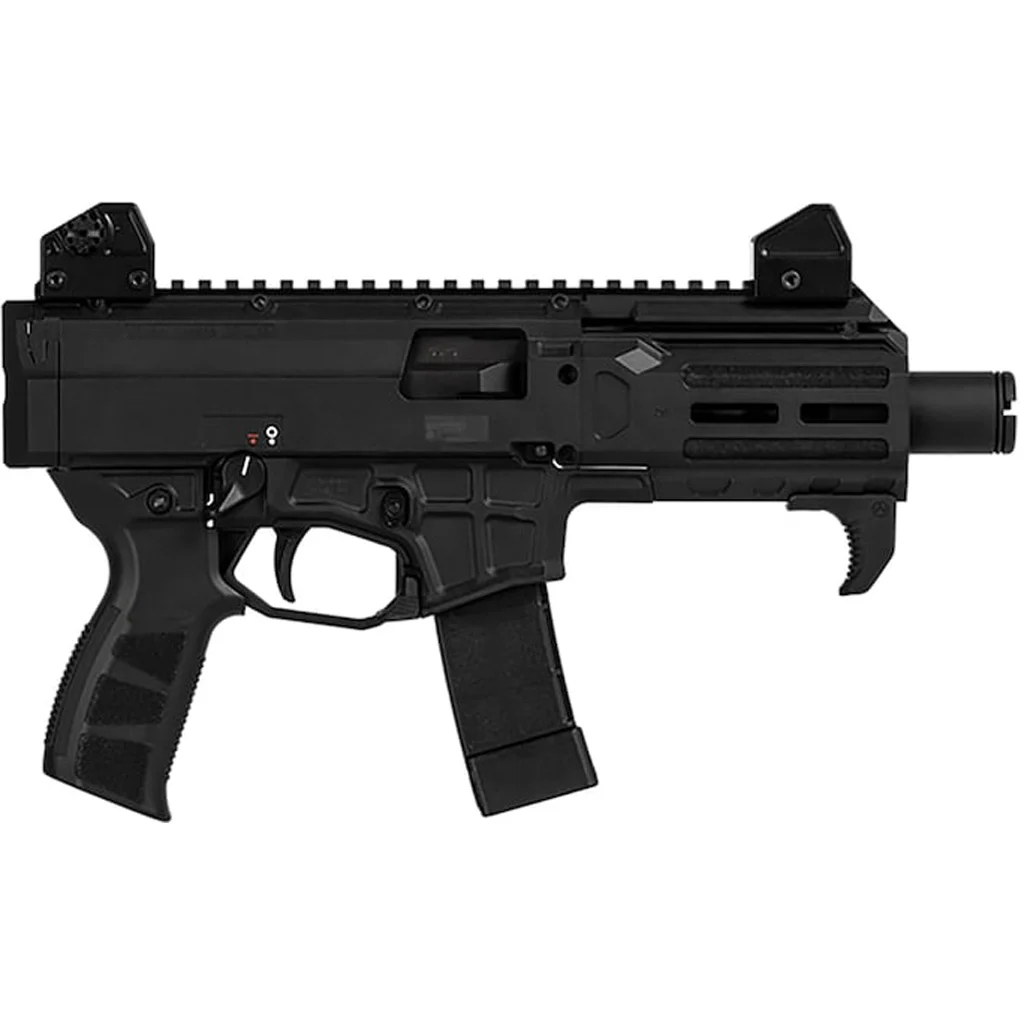 CZ Scorpion 3+ Micro Pistol 9mm 4.2 in. Black w/SB Tactical Brace 20 rd. - Image 2