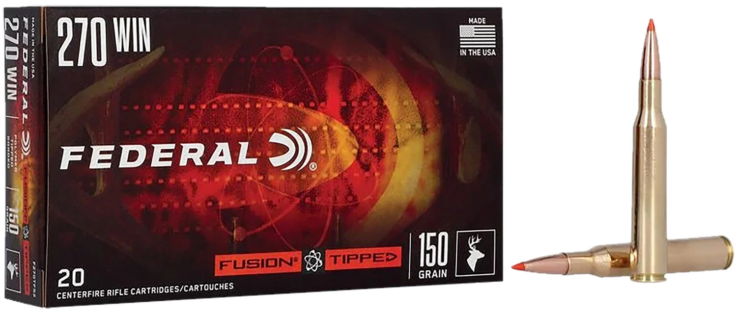 Federal .270 Winchester 150gr BONDED Brass – 20rd