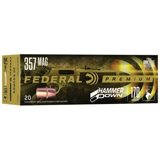 Federal .357 Magnum 170gr SP Nickel-Plated Brass – 20rd