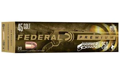 Federal .45 Colt 250gr BONDED Nickel-Plated Brass – 20rd
