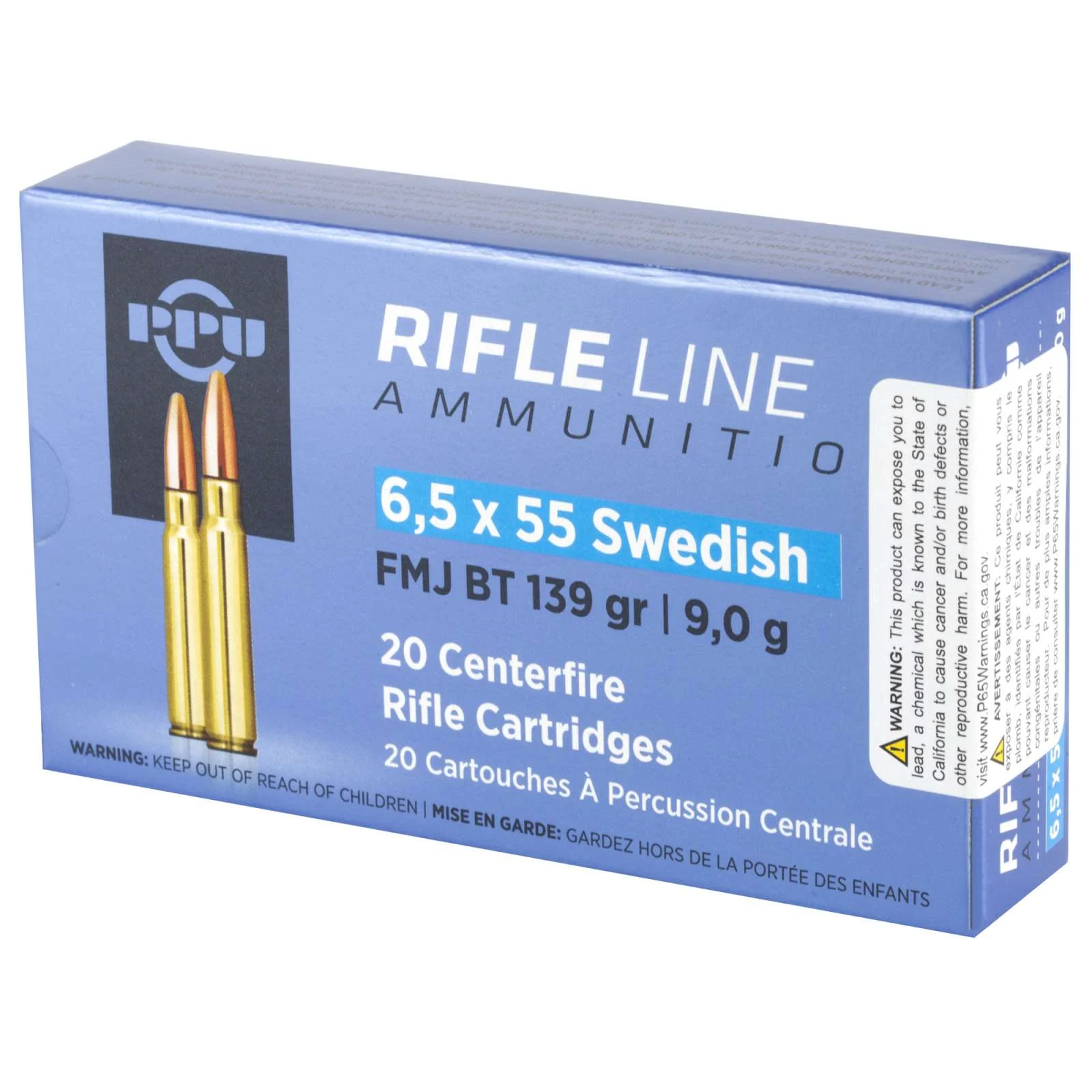 Prvi-Partizan 6.5x55 Swedish 139gr FMJ – 20rd